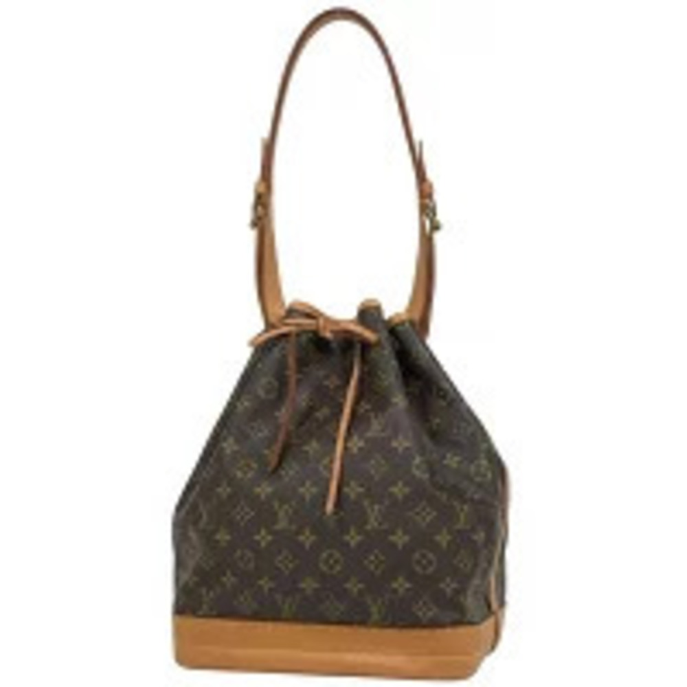 Louis Vuitton Noe Hobo Drawstring Shoulder Bag Monogram Brown